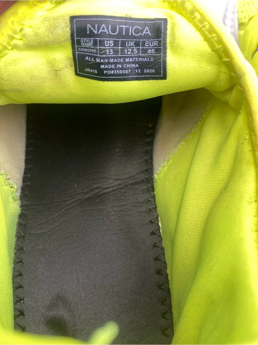Nautica Men's Slip-On Sneakers - Neon Yellow